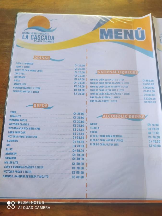 La Cascada Hostel & Restaurant Rivas Eksteriør bilde
